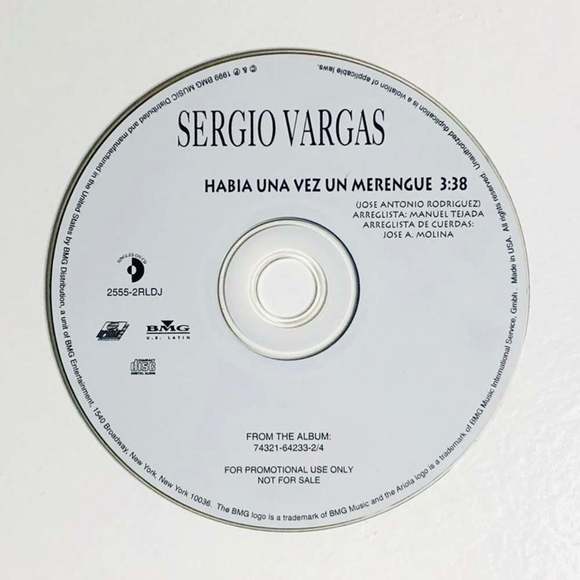 Sergio Vargas Other - Rare! CD Sergio Vargas – Habia Una Vez Un Merengue